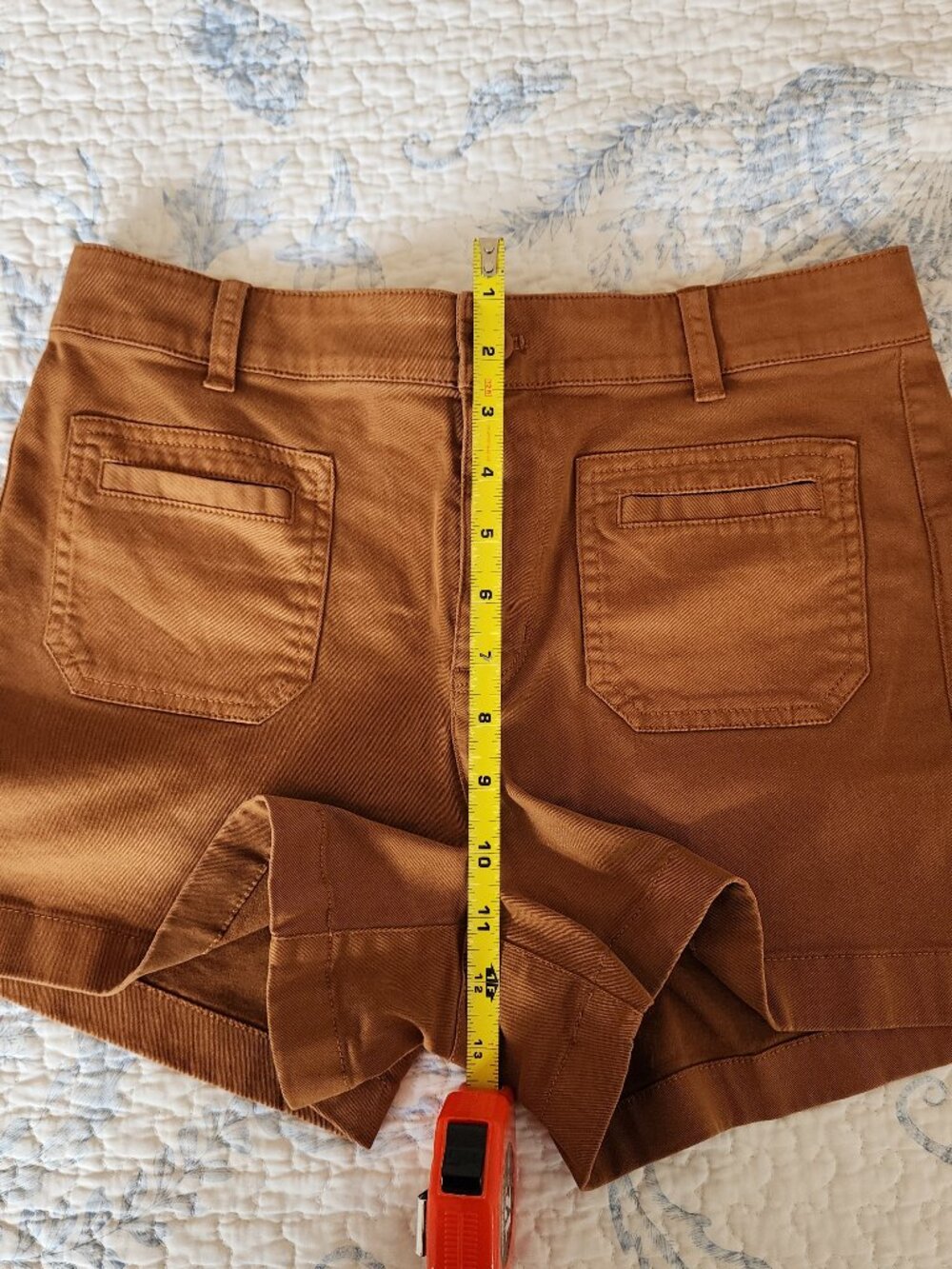 NWT J.Crew Utility Pocket Chino Shorts in Tobacco Brown - Picture 4 of 5
